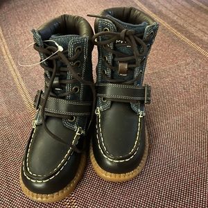 NWOT Never-worn Ralph Lauren Boots-size 12 Blue